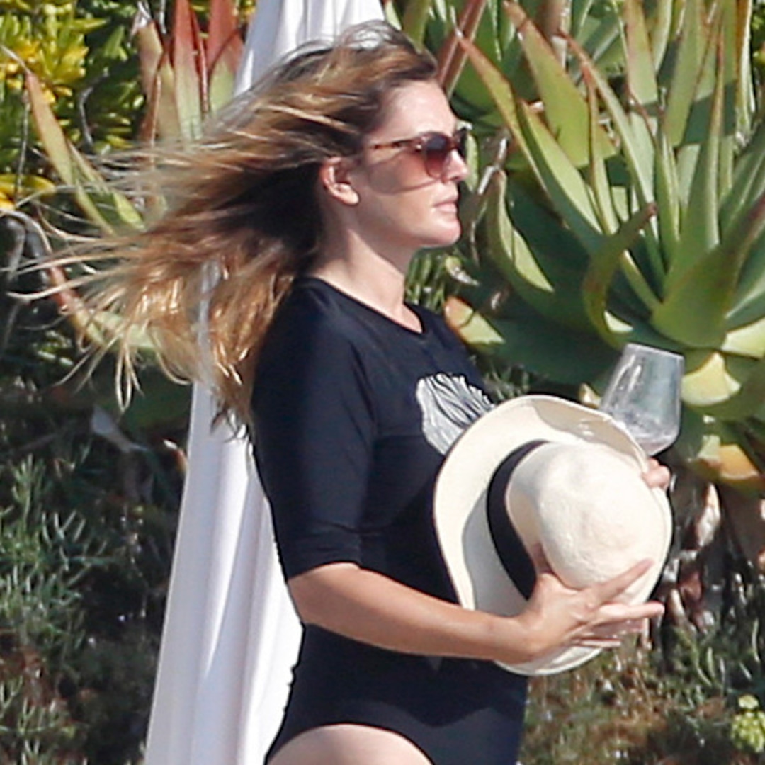Drew Barrymore Wears Black Swimsuit in France—See the Photos! - E! Online